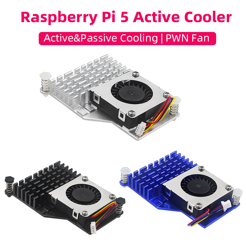 Raspberry Pi Water Cooling Kit - Raspberry Pi 5 Active Cooler مبادل