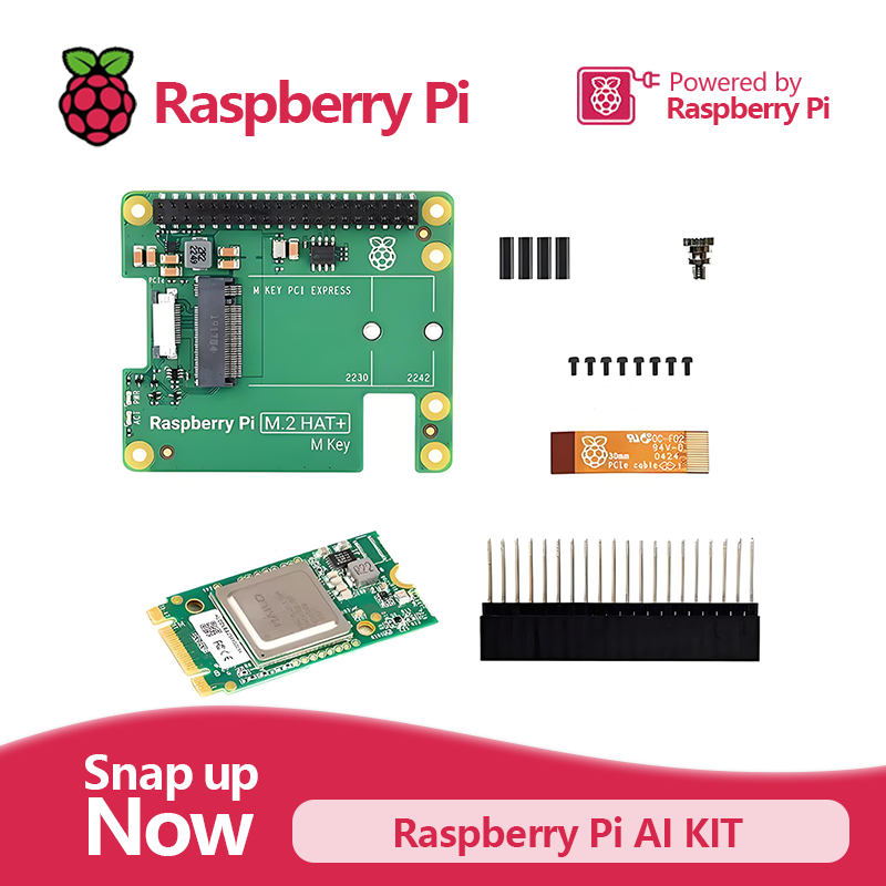 Raspberry Pi Ai Kit Hailo-8L - مجموعة Raspberry Pi 5 AI الرسمية