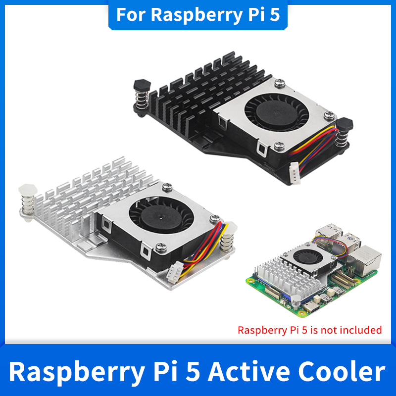 Raspberry Pi Water Cooling Kit - مروحة تبريد نشطة 5 من Raspberry