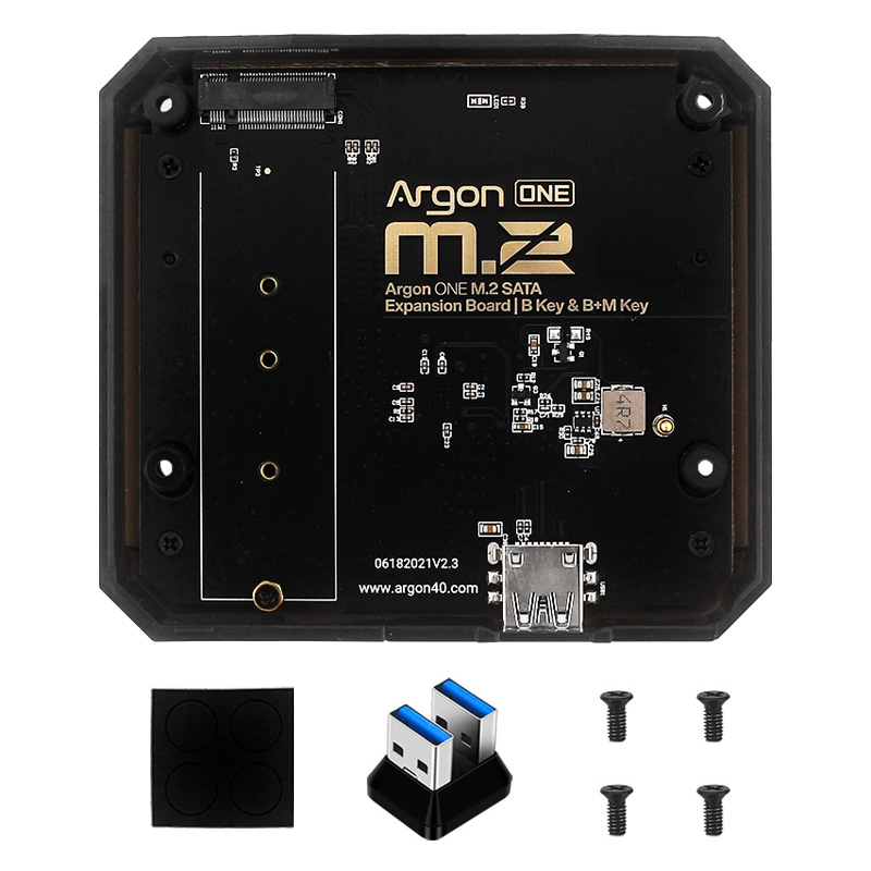 Argon One V3 M.2 Nvme Case - الأرجون واحد M.2 التوت بي 4