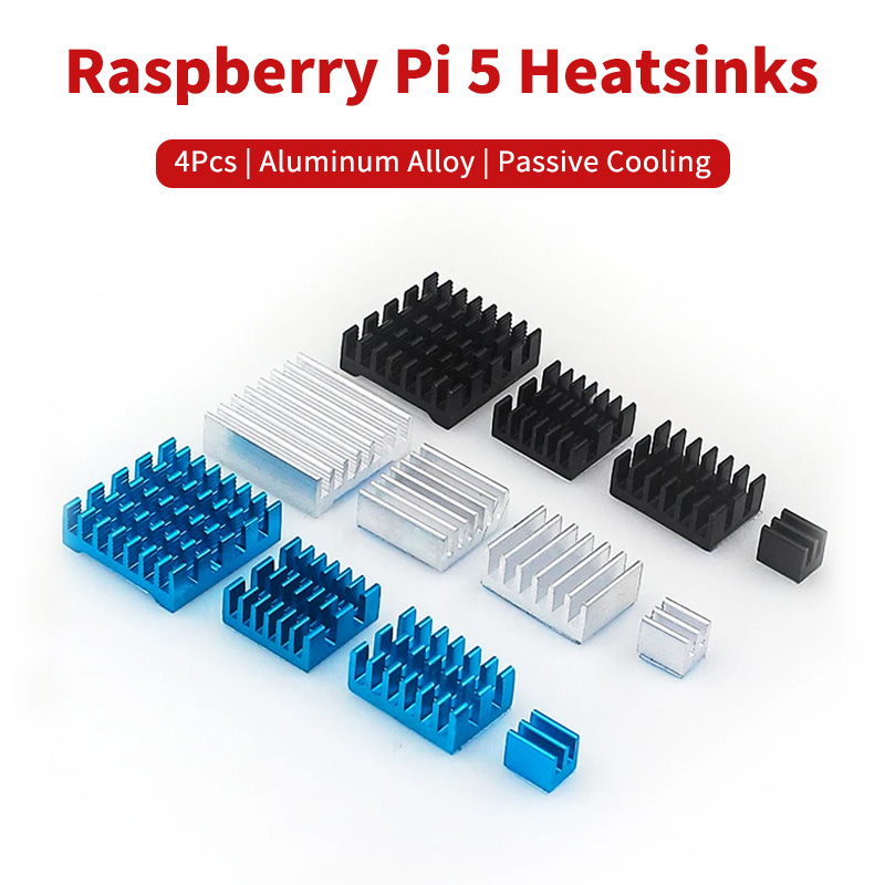 Raspberry Pi Water Cooling Kit - 4 قطعة التوت بي 5 المبردات