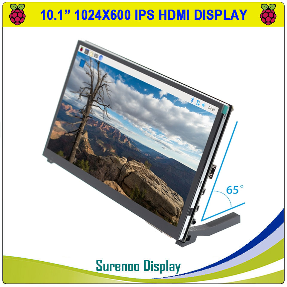 Raspberry Pi 10.1 Inch Capacitive Touch Screen Ips - شاشة عرض LCD مقاس 10.1 بوصة
