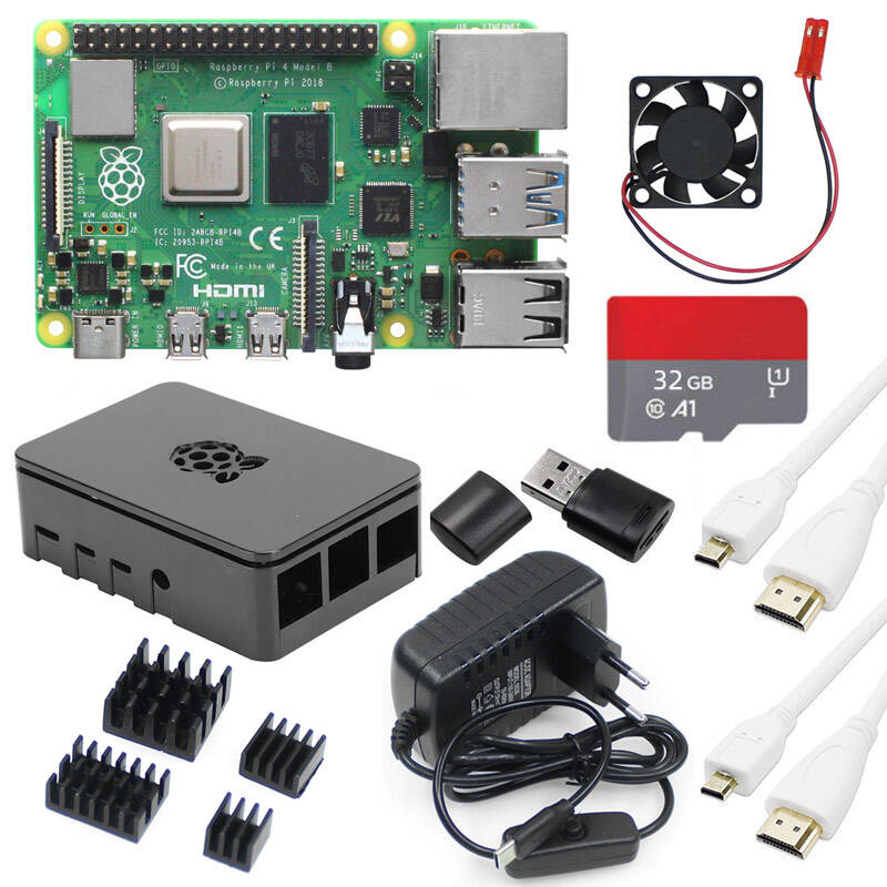 Raspberry Pi 4 8Gb Ram Kit - مجموعة راسبيري باي 4B الأساسية بسعة