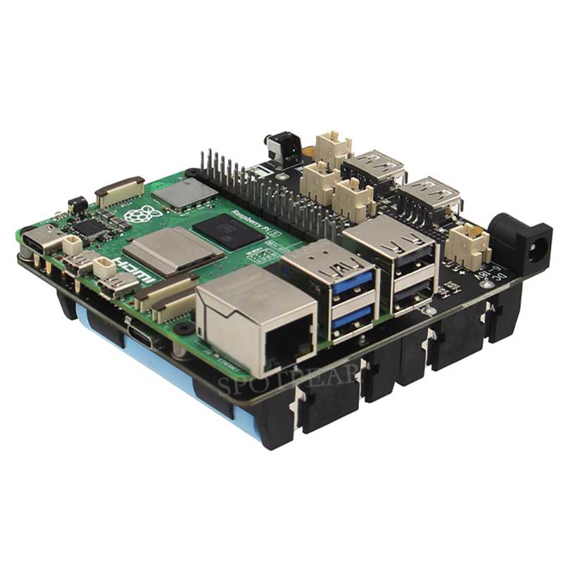 Raspberry Pi Uninterrupted Power Supply Ups 18650 - لوحة X1202 Raspberry Pi 5 UPS