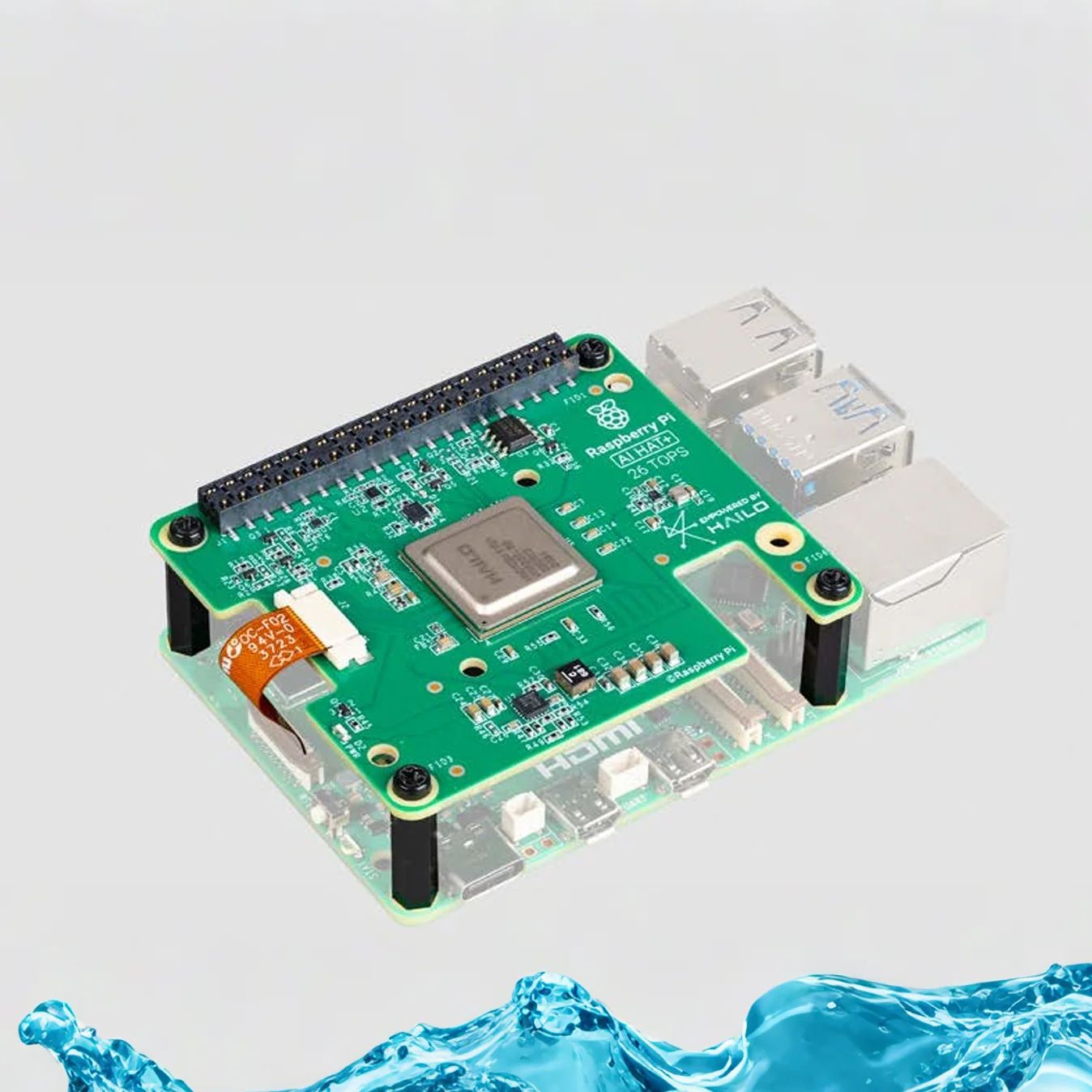 Raspberry Pi Ai Kit Hailo-8L - لوحة توسعة الذكاء الاصطناعي Raspberry Pi