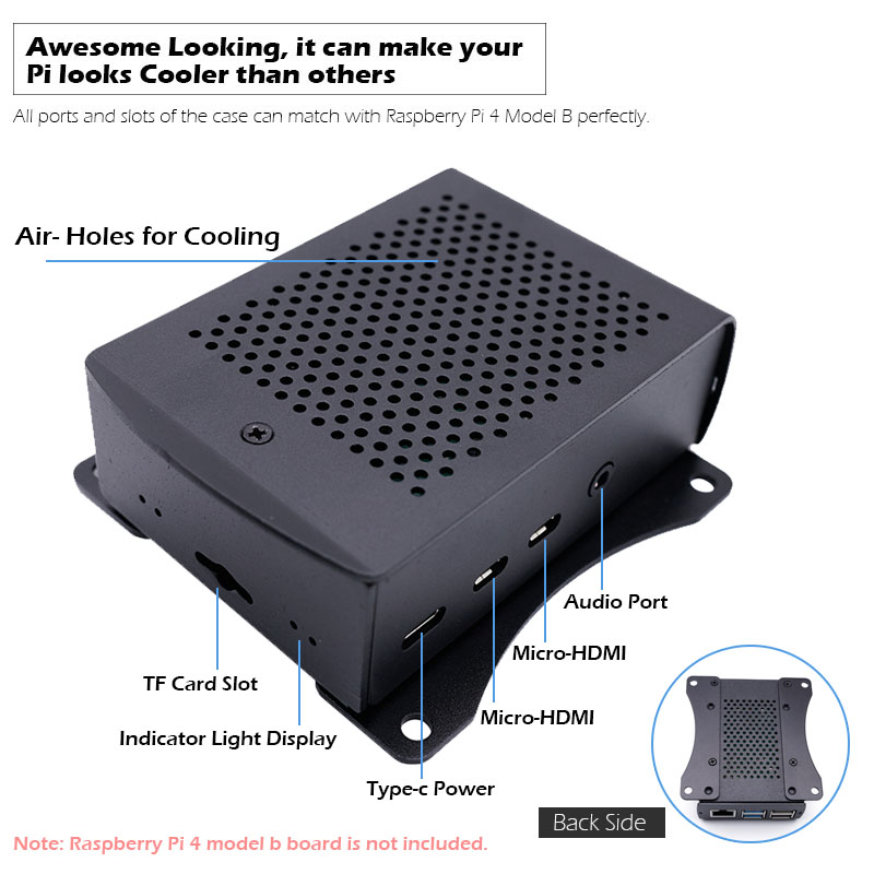 Raspberry Pi 4 موديل B ، هيكل  - مراجعة Argon One V3 M.2 Nvme Case وسعره