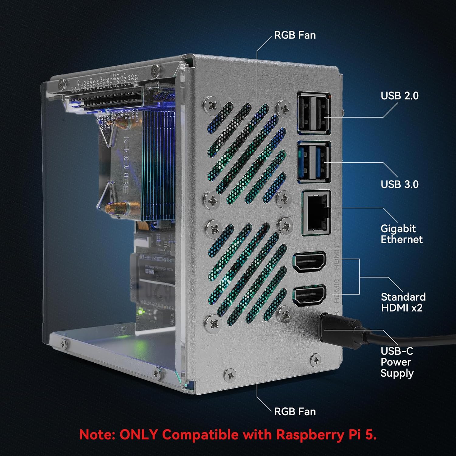 علبة كمبيوتر صغيرة Pironman 5  - مراجعة Raspberry Pi Ai Kit Hailo-8L وسعره