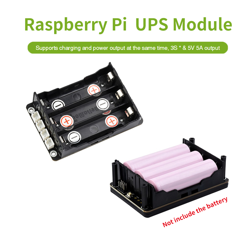 قبعة Raspberry Pi 5 UPS تدعم ب - مراجعة Raspberry Pi Uninterrupted Power Supply Ups 18650 وسعره