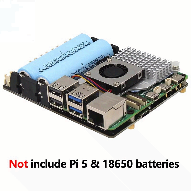 لوحة UPS لـ Raspberry Pi 5، 5. - مراجعة Raspberry Pi Uninterrupted Power Supply Ups 18650 وسعره