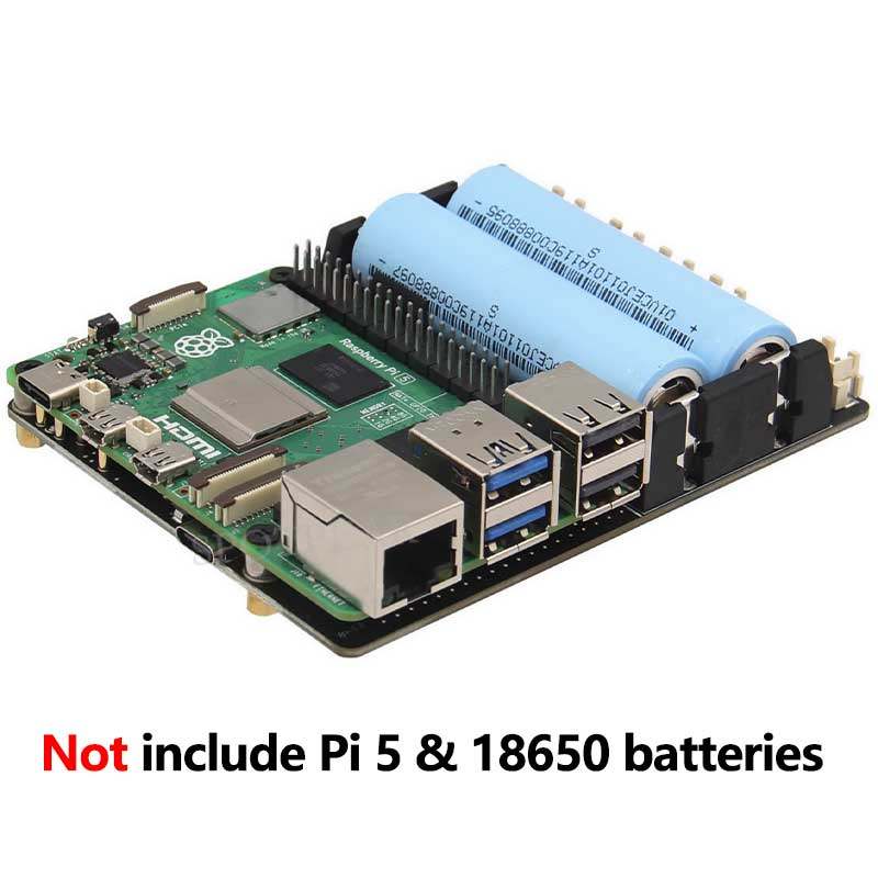 لوحة UPS لـ Raspberry Pi 5، 5. - مراجعة Raspberry Pi Uninterrupted Power Supply Ups 18650 وسعره