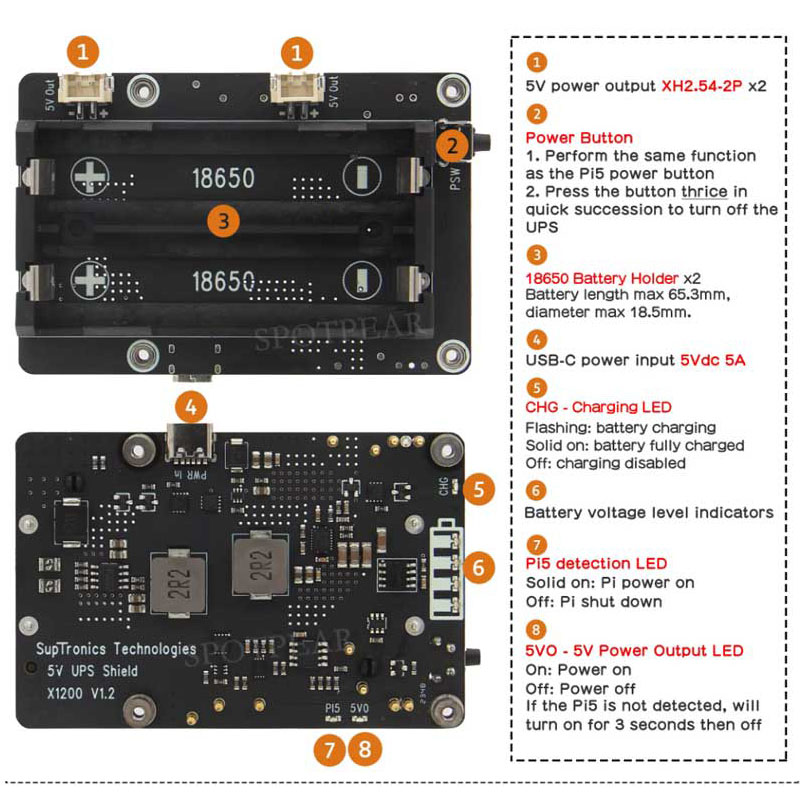 لوحة توسيع UPS لـ Raspberry Pi - مراجعة Raspberry Pi Uninterrupted Power Supply Ups 18650 وسعره