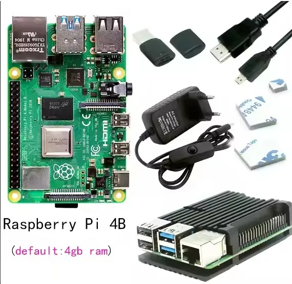 لوحة تطوير راسبيري باي 4 موديل - مراجعة Raspberry Pi 4 8Gb Ram Kit وسعره