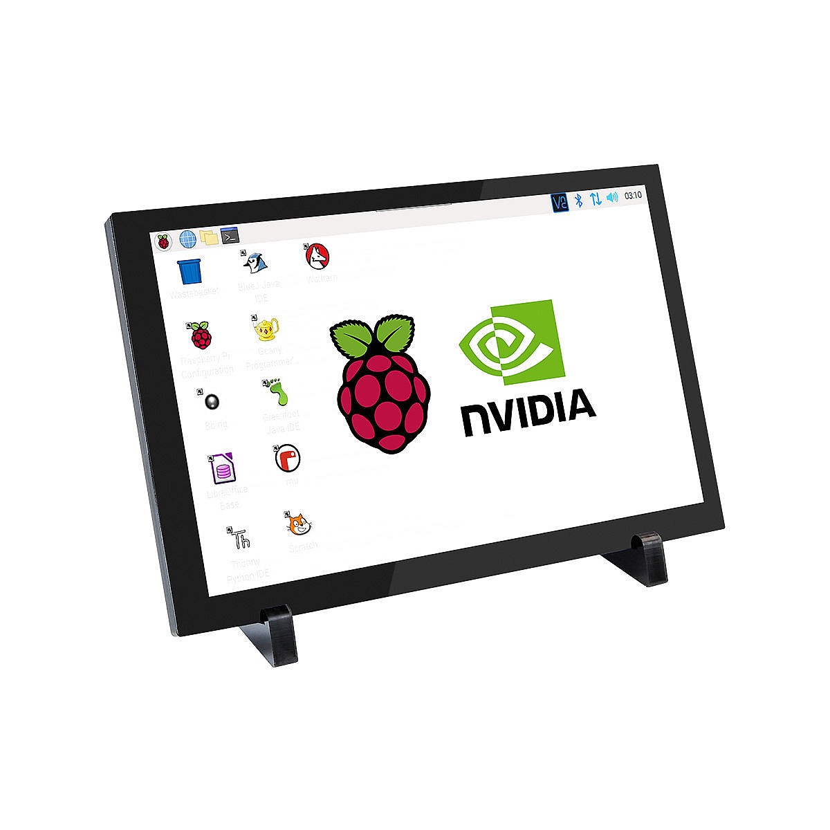 شاشة عرض LCD ذكية من يابوس مقا - مراجعة Raspberry Pi 10.1 Inch Capacitive Touch Screen Ips وسعره