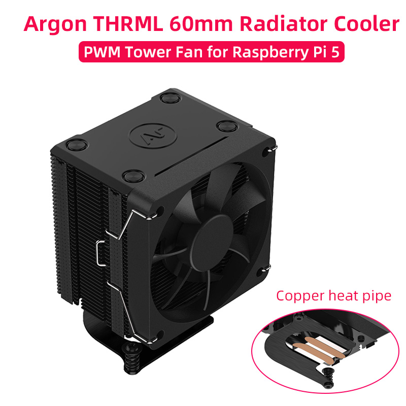 مبرد رادياتير Pi 5 مع أنبوب تس - مراجعة Raspberry Pi Water Cooling Kit وسعره