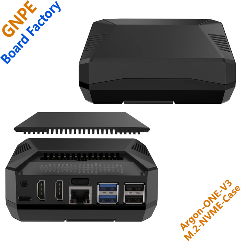 حافظة Raspberry PI 5 PCIe إلى  - مراجعة Argon One V3 M.2 Nvme Case وسعره