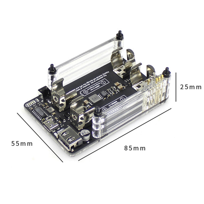 التوت بي 4B 3B + 3B 5 فولت 3A  - مراجعة Raspberry Pi Uninterrupted Power Supply Ups 18650 وسعره