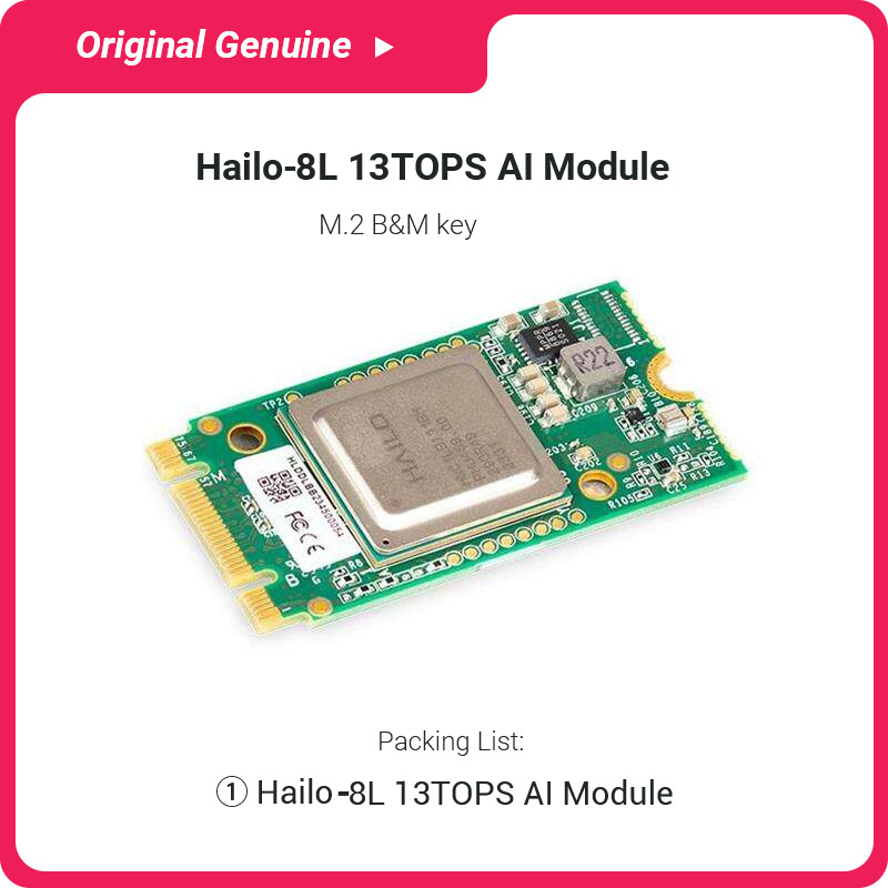 مجموعة كاملة من أدوات CM5 الصغ - مراجعة Raspberry Pi Ai Kit Hailo-8L وسعره