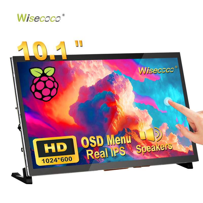 شاشة عرض لمسية LCD بلوحة IPS ع - مراجعة Raspberry Pi 10.1 Inch Capacitive Touch Screen Ips وسعره
