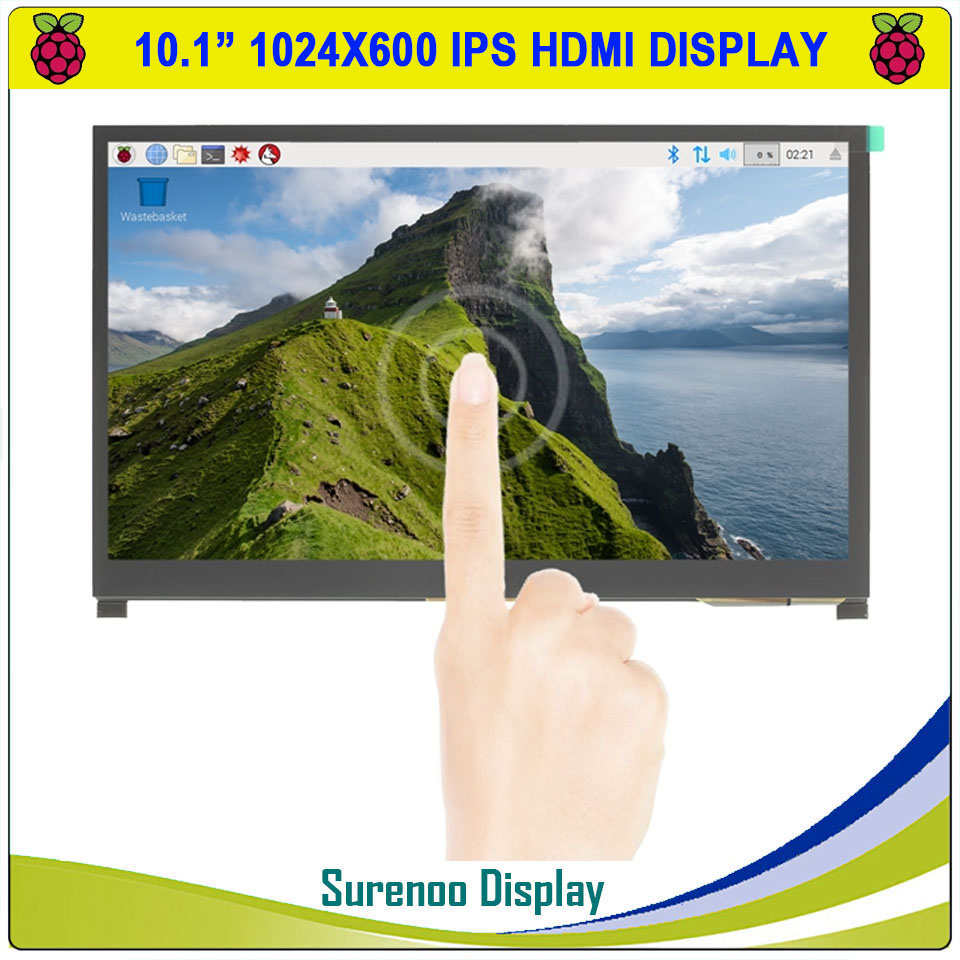 شاشة عرض LCD مقاس 10.1 بوصة بد - مراجعة Raspberry Pi 10.1 Inch Capacitive Touch Screen Ips وسعره