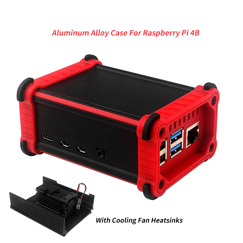 حافظة من سبائك الألومنيوم Rasp - مراجعة Argon One V3 M.2 Nvme Case وسعره