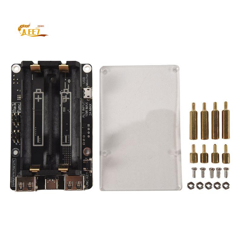 AEE7-لوحدة تزويد الطاقة غير ال - مراجعة Raspberry Pi Uninterrupted Power Supply Ups 18650 وسعره
