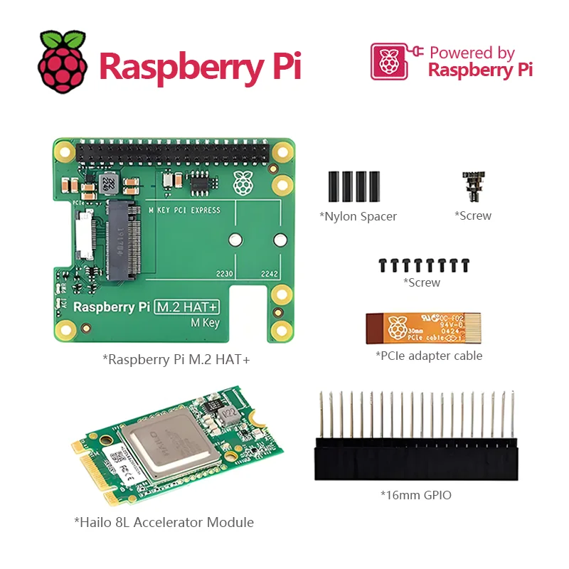 مجموعة VoltSOfficial Raspberry - مراجعة Raspberry Pi Ai Kit Hailo-8L وسعره
