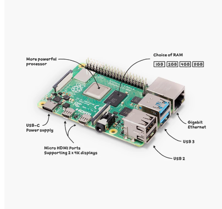لوحة تطوير راسبيري باي 4 موديل - مراجعة Raspberry Pi 4 8Gb Ram Kit وسعره
