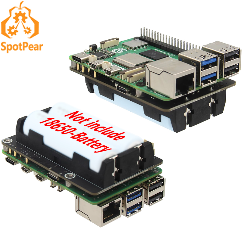 لوحة X1200 Raspberry Pi 5 UPS  - مراجعة Raspberry Pi Uninterrupted Power Supply Ups 18650 وسعره