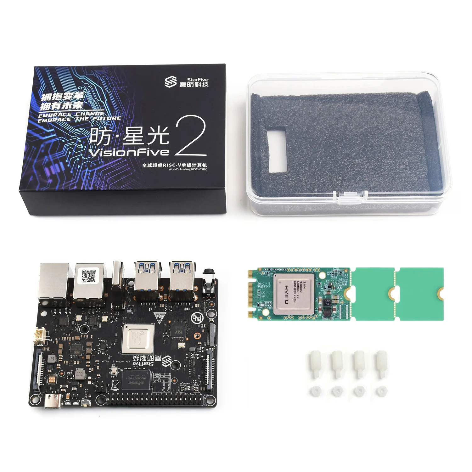 VisionFive2 8GB WiFi AI Kit كم - مراجعة Raspberry Pi 5 8Gb Board وسعره