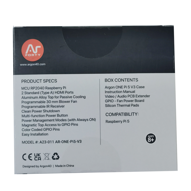 علبة معدنية Argon ONE V3 لجهاز - مراجعة Argon One V3 M.2 Nvme Case وسعره