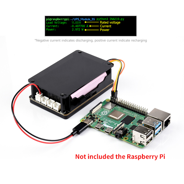 وحدة UPS لـ Raspberry Pi 5 تدع - مراجعة Raspberry Pi Uninterrupted Power Supply Ups 18650 وسعره