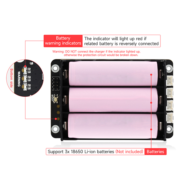 وحدة UPS لـ Raspberry Pi 5 تدع - مراجعة Raspberry Pi Uninterrupted Power Supply Ups 18650 وسعره