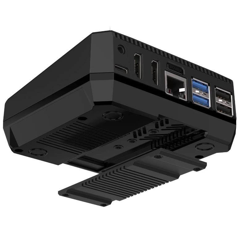 السكن سبائك الألومنيوم مع مروح - مراجعة Argon One V3 M.2 Nvme Case وسعره